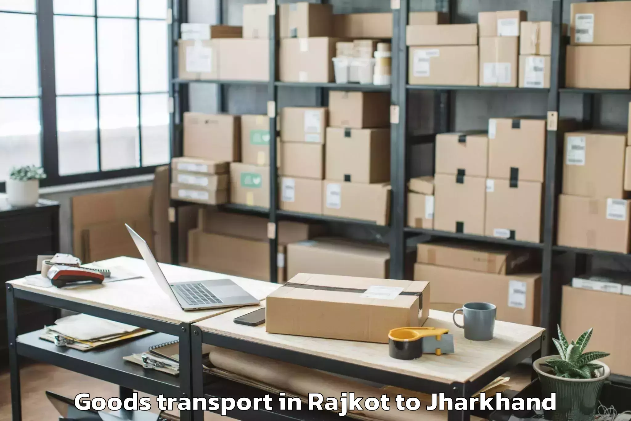 Book Your Rajkot to Mahuadanr Goods Transport Today